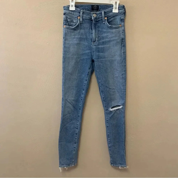 Citizens of Humanity Rocket Crop Jeans Skinny Size 25 - Picture 2 of 13